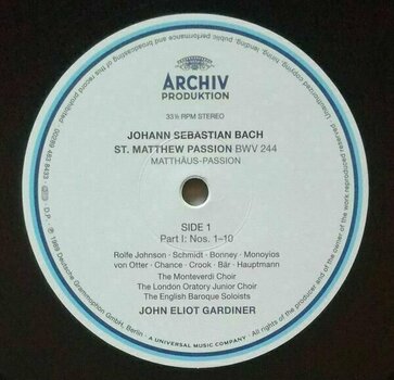 Грамофонна плоча J. S. Bach - St Matthew Passion (3 LP) - 2