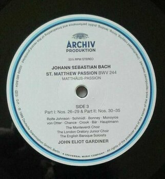 Грамофонна плоча J. S. Bach - St Matthew Passion (3 LP) - 4