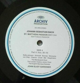 Грамофонна плоча J. S. Bach - St Matthew Passion (3 LP) - 5
