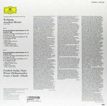 Disco in vinile W.A. Mozart - Piano Concertos (LP) - 4