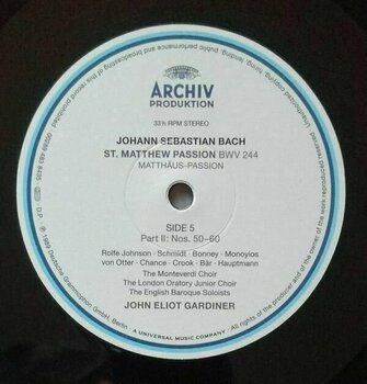 Vinyylilevy Bach - St Matthew Passion (3 LP) - 6