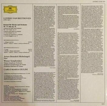 Disque vinyle Beethoven - Concerto For Piano & Orchestra No 1 (LP) - 2