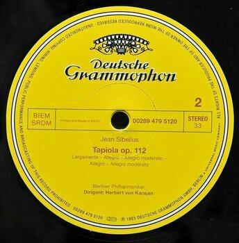 Vinyl Record Herbert von Karajan - Sibelius Finlandia Valse Triste Th (LP) - 4