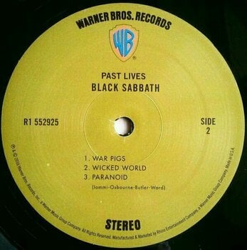 Vinyl Record Black Sabbath - Past Lives (Deluxe Edition) (2 LP) - 3