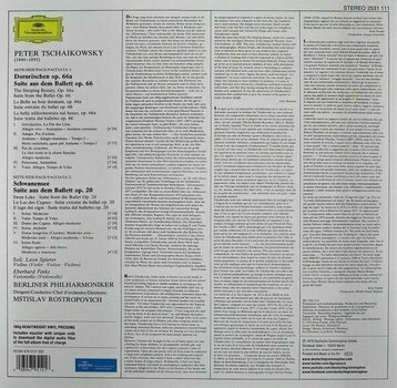 Vinyl Record Tchaikovsky - Ballet Suites II Sleeping Beauty Swan Lake (LP) - 2