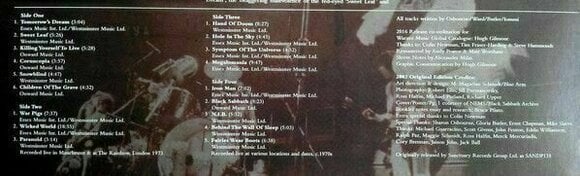 Vinyl Record Black Sabbath - Past Lives (Deluxe Edition) (2 LP) - 13