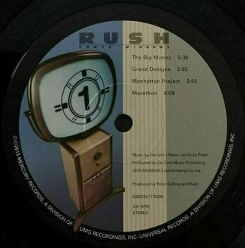 Vinyl Record Rush - Power Windows (LP) - 5