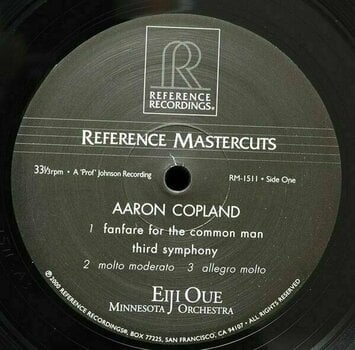 Vinyl Record Eiji Oue - Copland Fanfare For The Common Man & Third Symphony (200g) (LP) - 4
