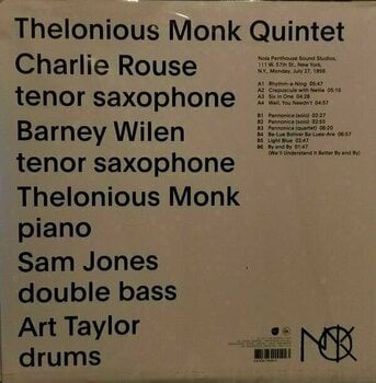 Disque vinyle Thelonious Monk - Les Liaisons Dangereuses 1960 (Limited Edition) (LP) - 2