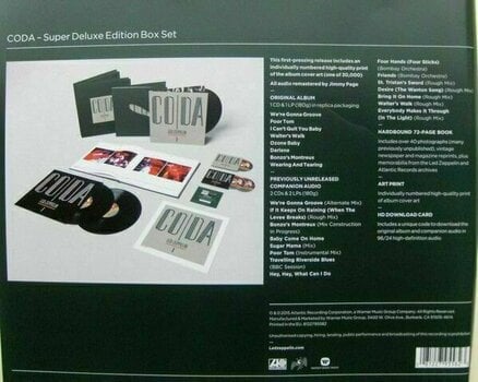 Vinyl Record Led Zeppelin - Coda (Box Set) (3 LP + 3 CD) - 2