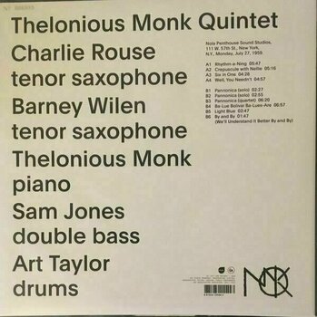 Schallplatte Thelonious Monk - Les Liaisons Dangereuses 1960 (180g) (LP) - 2