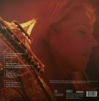 Vinyl Record Diana Krall - Live In Paris (180g) (2 LP) - 2