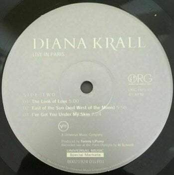 Vinyl Record Diana Krall - Live In Paris (180g) (2 LP) - 6