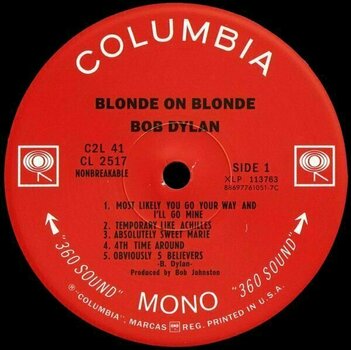 Vinyl Record Bob Dylan - The Original Mono Recordings (Box Set) - 8
