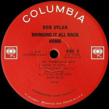 Vinyl Record Bob Dylan - The Original Mono Recordings (Box Set) - 38