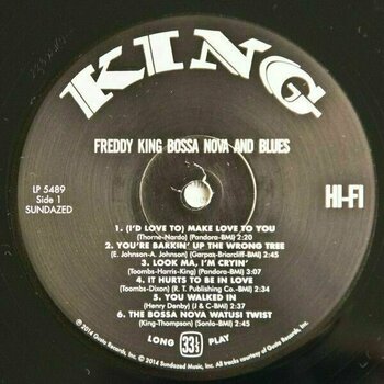 Vinyl Record Freddie King - Bossa Nova and Blues (LP) - 3
