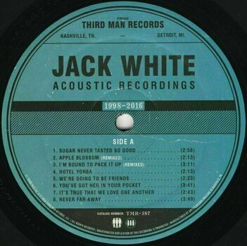 Vinyl Record Jack White - Acoustic Recordings 1998-2016 (2 LP) - 2
