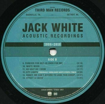 Vinyl Record Jack White - Acoustic Recordings 1998-2016 (2 LP) - 3
