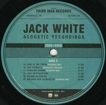 Vinyl Record Jack White - Acoustic Recordings 1998-2016 (2 LP) - 4
