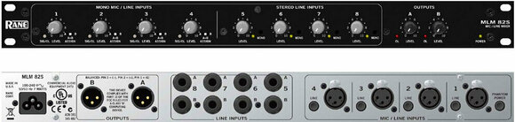 Przedwzmacniacz instalacyjny RANE MLM-82S Przedwzmacniacz instalacyjny - 3