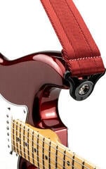 Textile guitar strap D'Addario Planet Waves 50BAL Autolock Textile guitar strap Blood Red - 3