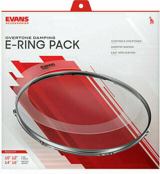 Damping Accessory Evans ER-ROCK E-Ring Pack Rock - 2