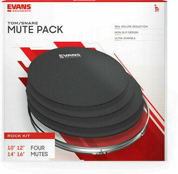 Acessório de amortecimento Evans SO-0246 SoundOff Mute Rock - 2