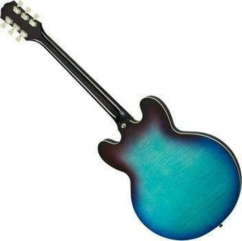 Félakusztikus - jazz-gitár Epiphone ES-335 Figured Blueberry Burst - 2