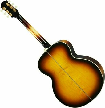 Elektroakustická kytara Jumbo Epiphone Masterbilt J-200 Aged Vintage Sunburst - 2