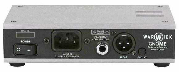 Amplificador solid-state de baixo Warwick Gnome - 4