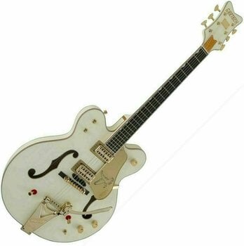 Semi-akoestische gitaar Gretsch G6136T 62 White Falcon Vintage White - 3