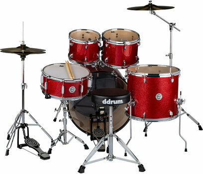 Akustická bicí souprava DDRUM D2 Red Sparkle - 2