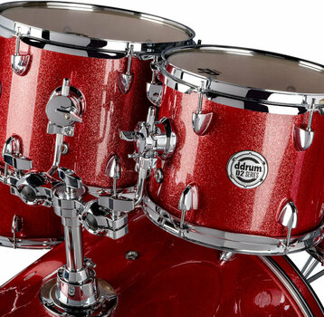Akustická bicí souprava DDRUM D2 Red Sparkle - 3