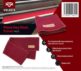 Protection pour clavier en tissu
 Veles-X Piano Key Dust Cover 124 x 15cm Protection pour clavier en tissu - 3