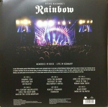 Vinyl Record Ritchie Blackmore's Rainbow - Memories In Rock: Live In Germany (Coloured) (3 LP) - 3