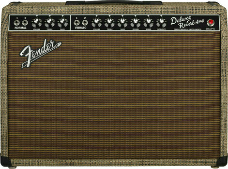 Combo de chitară pe lampi Fender 65 Deluxe Reverb LE - 3