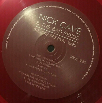 LP ploča Nick Cave & The Bad Seeds - Bizarre Festival 1996 (Red Coloured) (Limited Edition) (LP) - 3