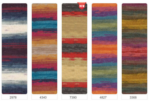Knitting Yarn Alize Burcum Batik 4340 - 4