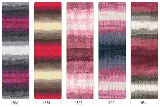 Fios para tricotar Alize Burcum Batik 4340 - 8
