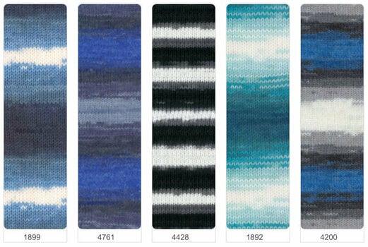 Knitting Yarn Alize Burcum Batik 3379 - 7