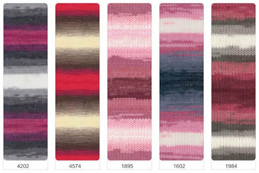 Fios para tricotar Alize Burcum Batik 3379 - 8