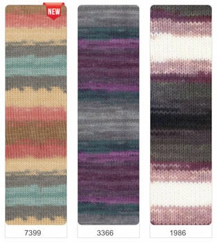 Fios para tricotar Alize Burcum Batik 3366 - 9