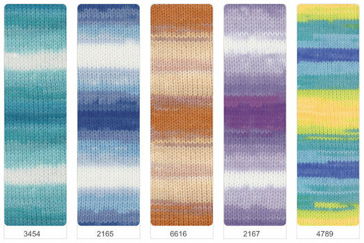 Pletací příze Alize Burcum Bebe Batik 7104 Pletací příze - 4