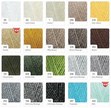 Fios para tricotar Alize Burcum Klasik 167 - 2