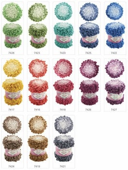 Pređa za pletenje Alize Puffy Ombre Batik 7497 Pređa za pletenje - 2