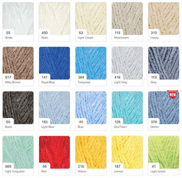 Fios para tricotar Alize Softy 185 - 2