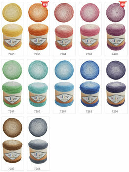 Strickgarn Alize Softy Plus Ombre Batik 7289 Strickgarn - 2