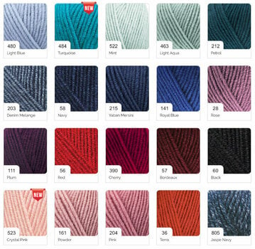 Knitting Yarn Alize Superlana Midi 207 - 3