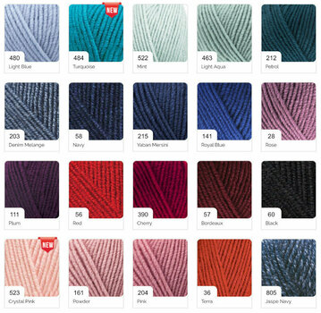 Knitting Yarn Alize Superlana Midi 208 - 3