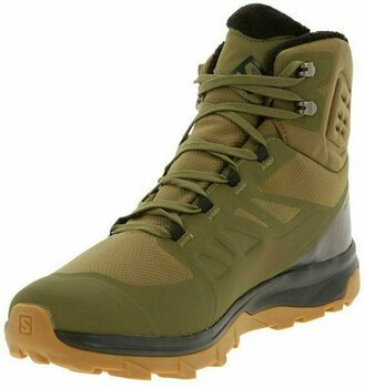Mens Outdoor Shoes Salomon Outblast TS CSWP Burnt Olive/Phantom 46 Mens Outdoor Shoes - 3